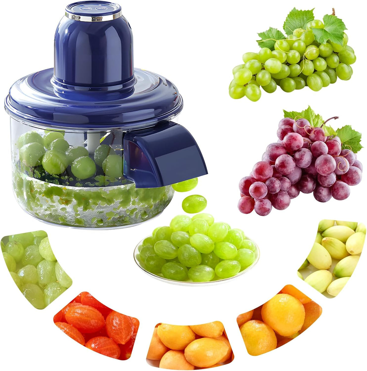 One-touch electric fruit peeler for grapes and tomatoes - Saadiq.pk