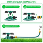 Garden Sprinkle – 360° Automatic Rotating Lawn & Garden Sprinkler