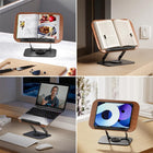 Adjustable 360° Rotating Book Stand for Reading in Bed – Hands-Free Book Holder