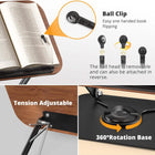 Adjustable 360° Rotating Book Stand for Reading in Bed – Hands-Free Book Holder