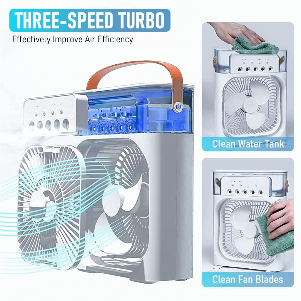 Mini air conditioner cooling fan for desk - Saadiq.pk