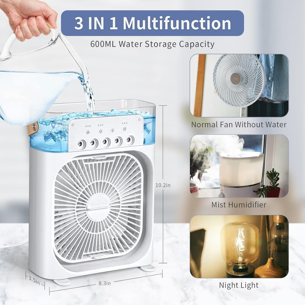 Compact USB air conditioner fan - Saadiq.pk