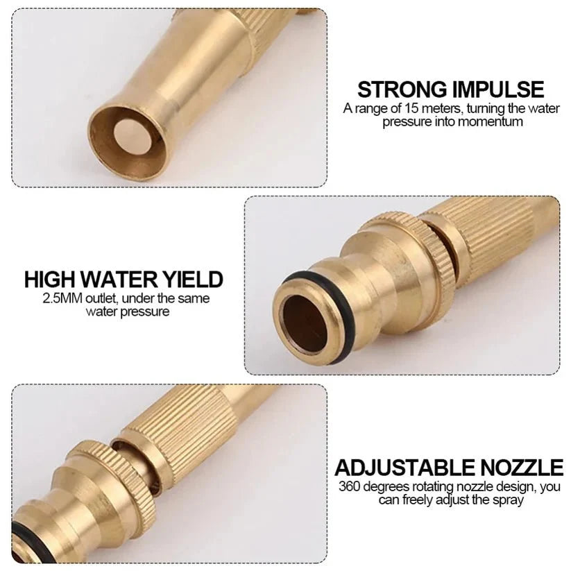 Imported Brass Nozzle Water Spray Gun - Saadiq.pk