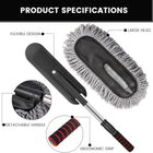 Microfiber Car Cleaning Duster | Telescopic Handle Exterior & Interior Cleaner - Saadiq.pk