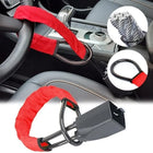 Portable Car Steering Wheel Lock with Seat Belt Buckle – Anti Theft